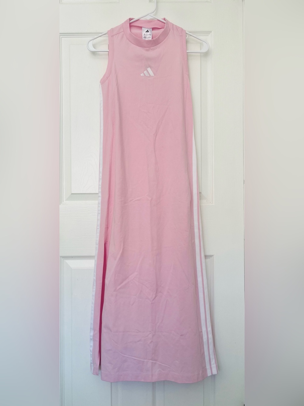 Adidas Essentials 3 Stripe dress (XXS)